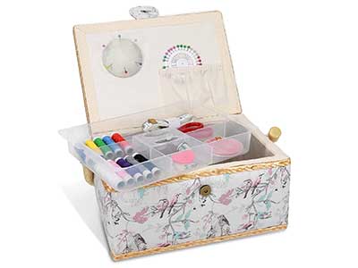 Navaris Sewing Box with Accessories