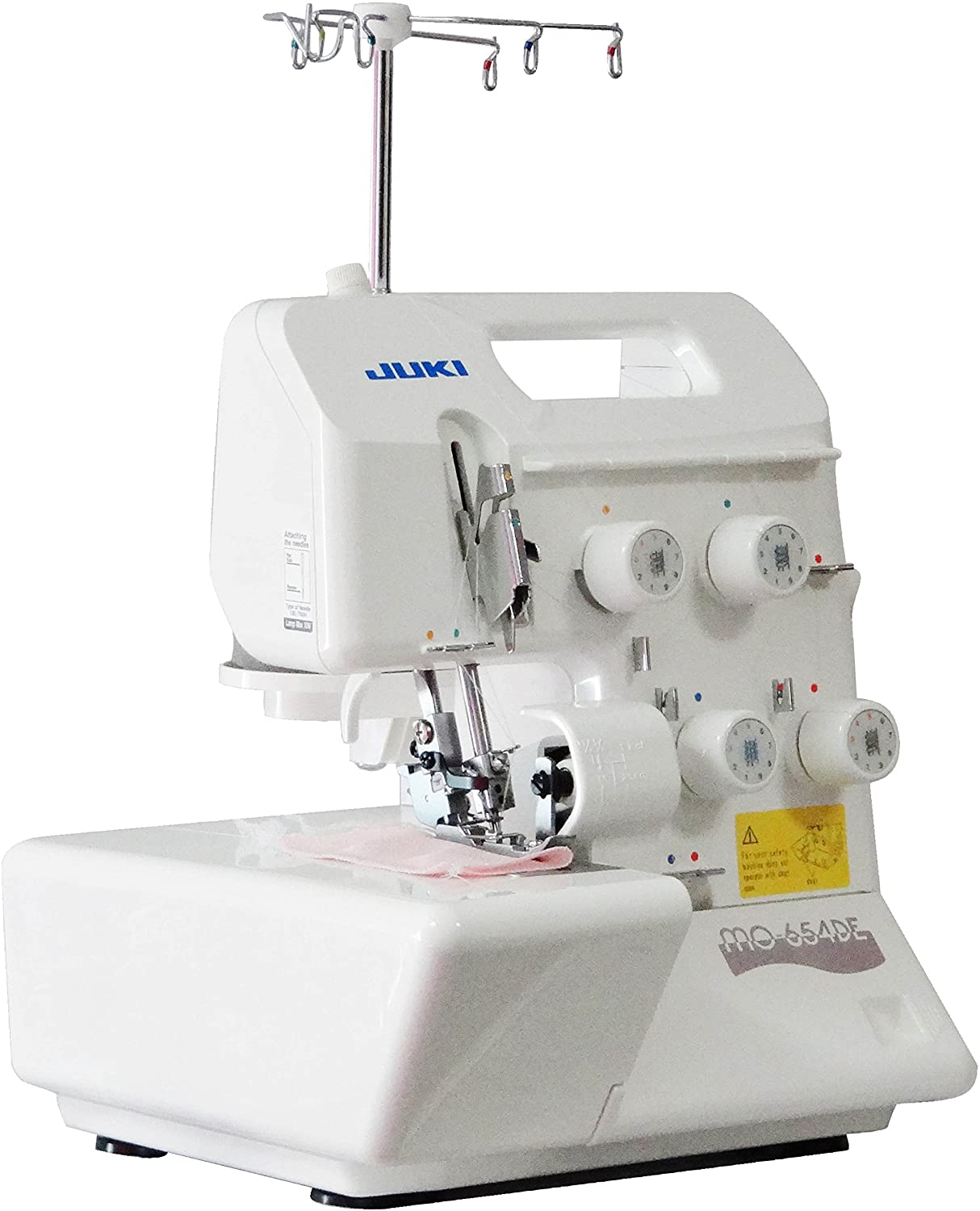 JUKI-MO654DE-Portable-Thread-Serger-Sewing-Machine-White