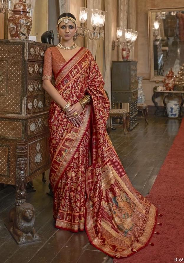 patola wedding saree