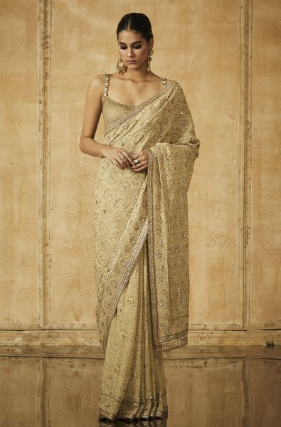 Chikankari Wedding Saree