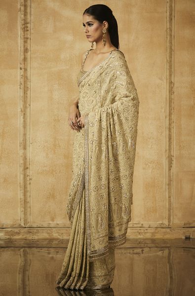 Chikankari Wedding Saree