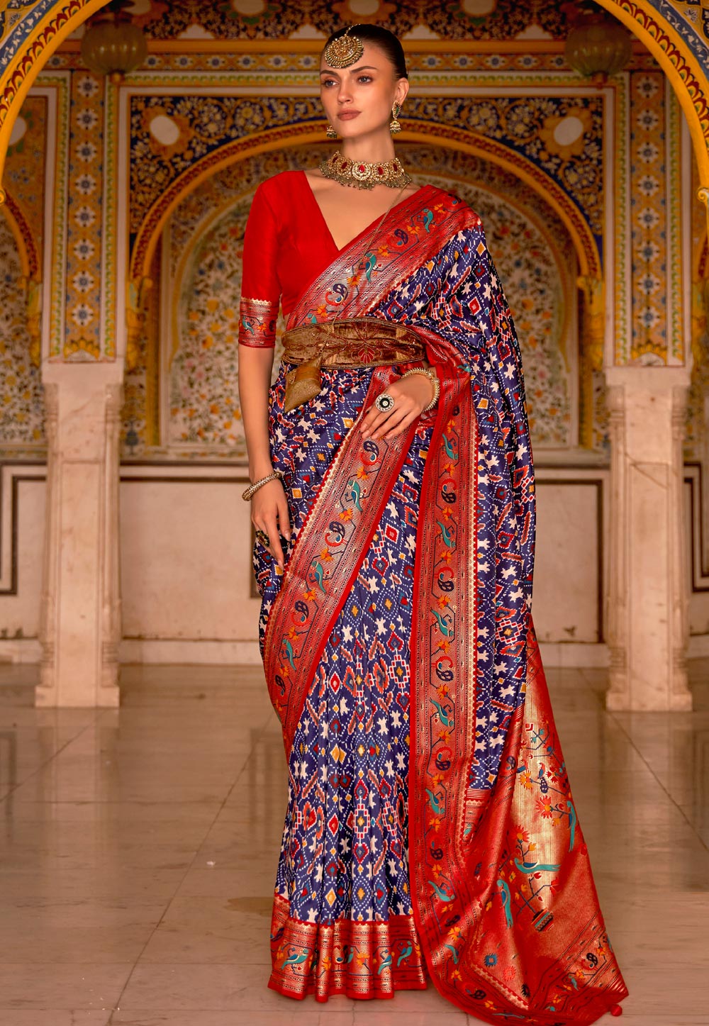 patola wedding saree