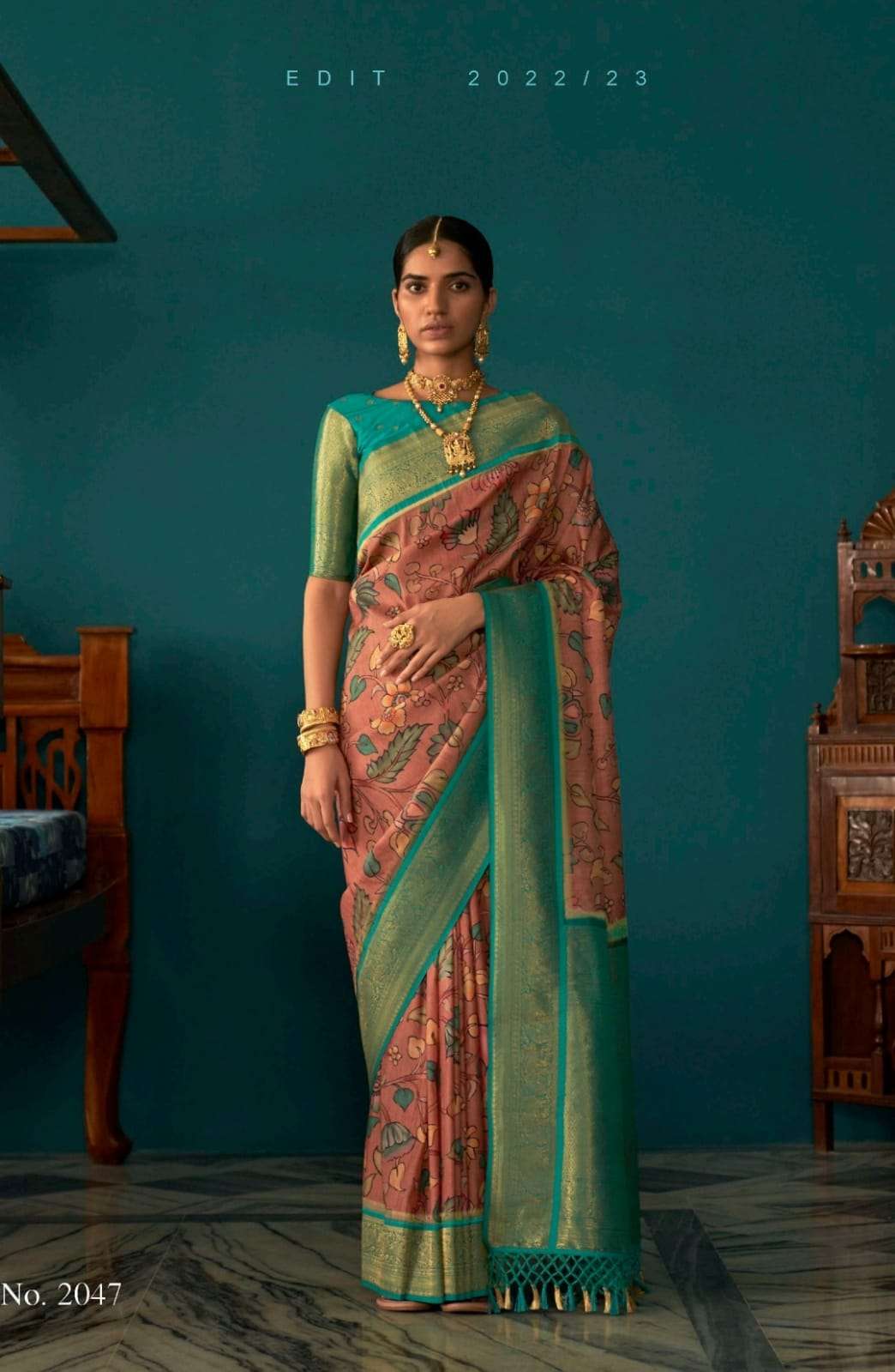 Tussar Silk Wedding Saree