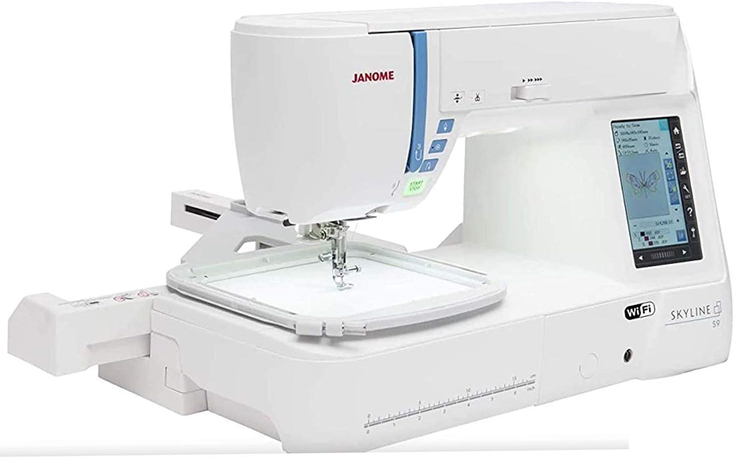 Janome Skyline S9 Embroidery Machine, Sewing & Quilting Machine