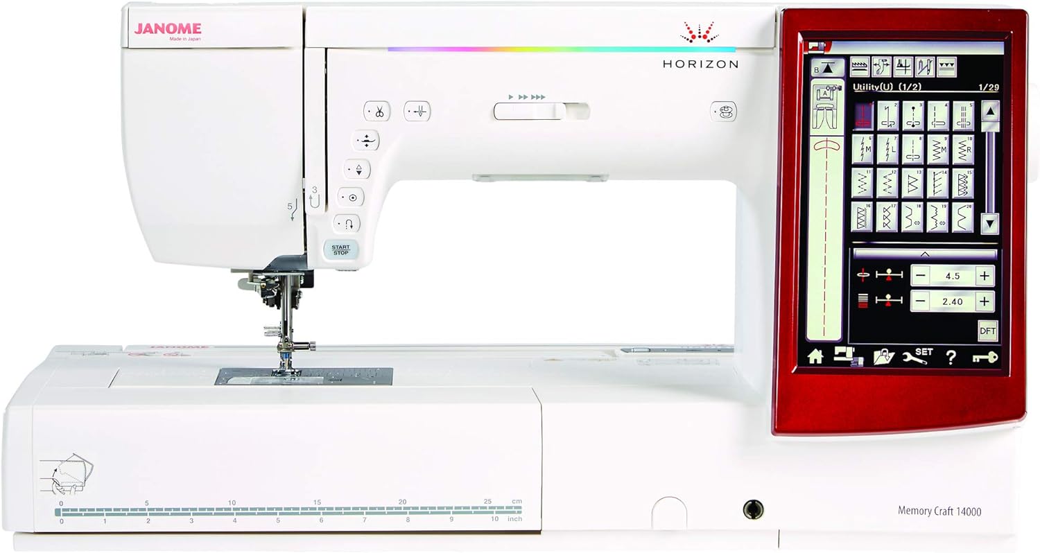 Janome Memory Craft 14000 Sewing, Quilting and Embroidery Machine